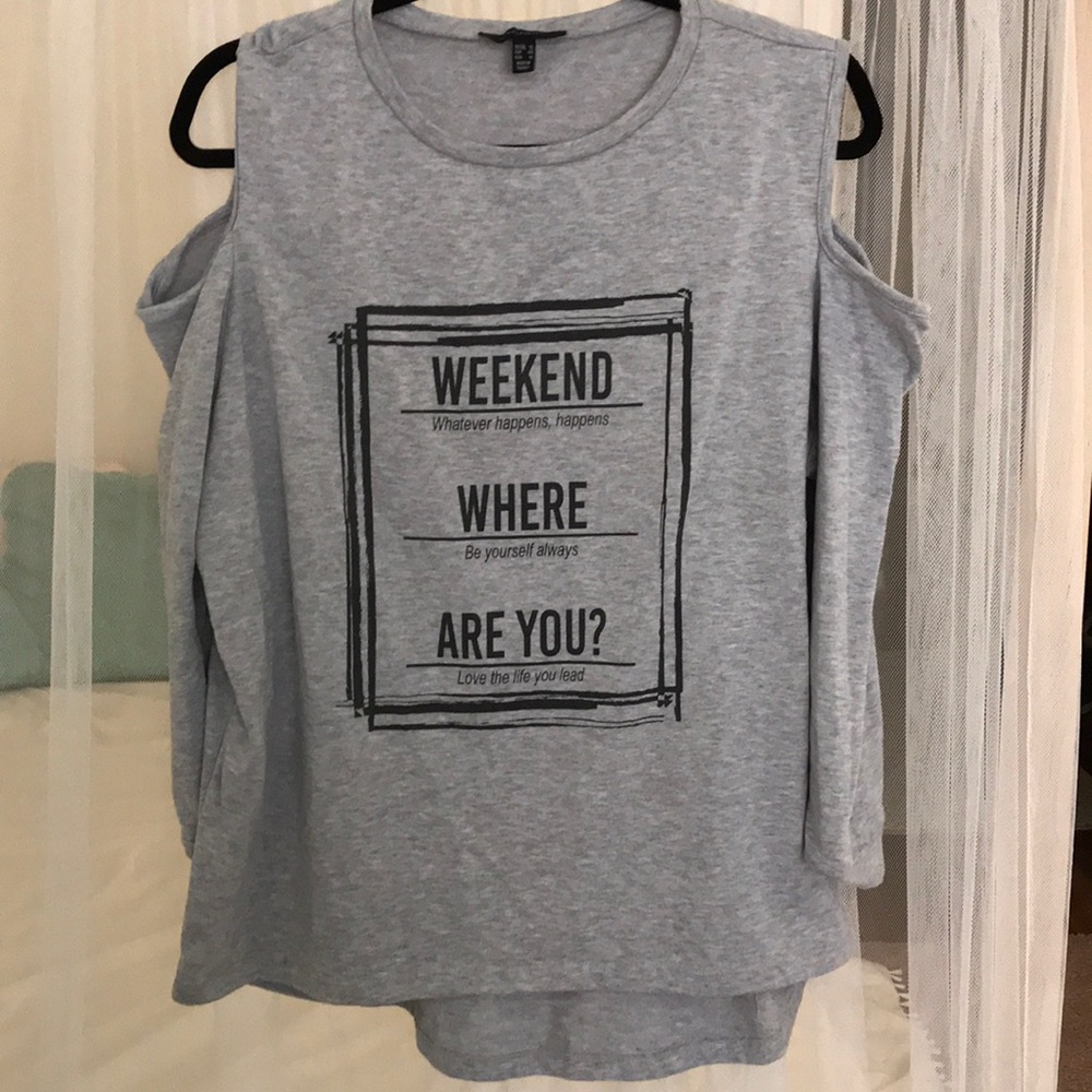 Long Sleeves - shirt/sweatshirt - Primark - grey